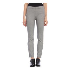 KAREN KANE Womens Gray Stretch Houndstooth Wear To Work Skinny Pants XL